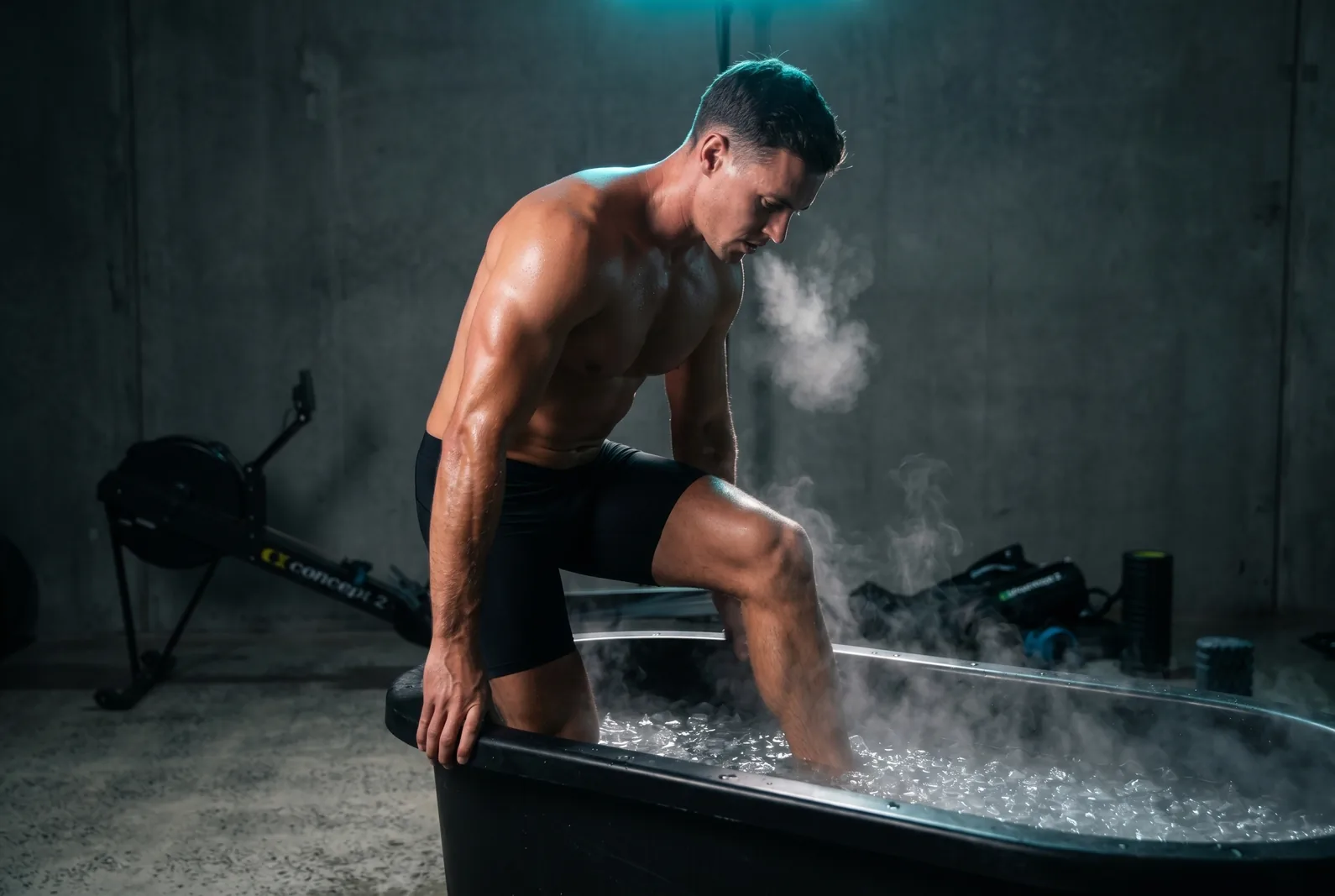 Ice bath recovery at The Basin Gym Newcastle