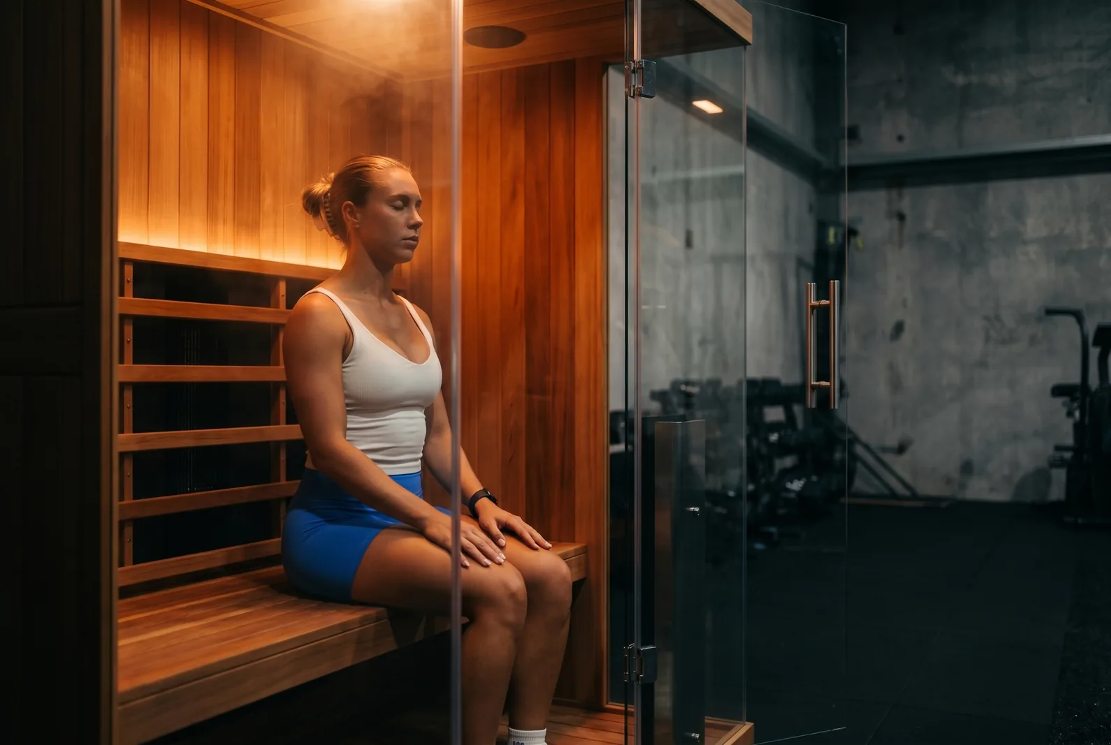 Infrared sauna at The Basin Gym Newcastle